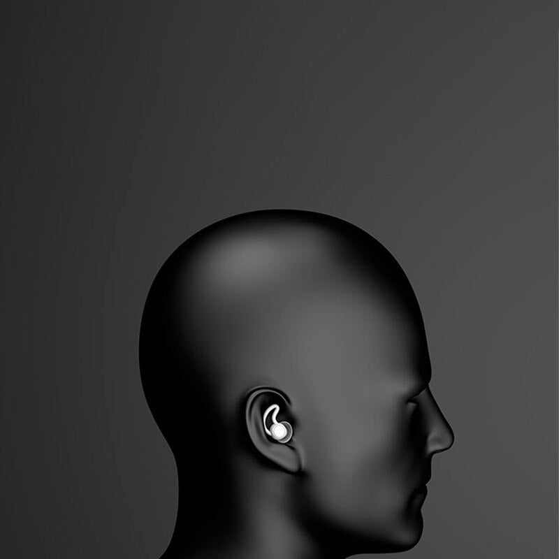 Stopery silikonowe do uszu unisex do pływania i spania (75540001)