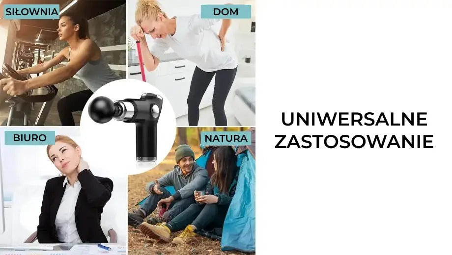 Masażer do ciała z 4 końcówkami antycellulitowymi (79010001)