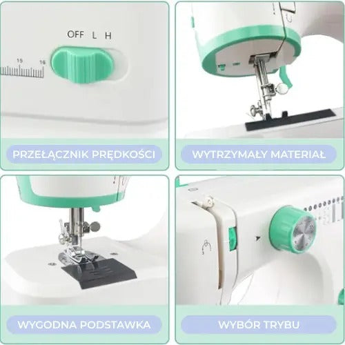 Mini Maszyna do Szycia Harmonia 12 Ściegów (8628)