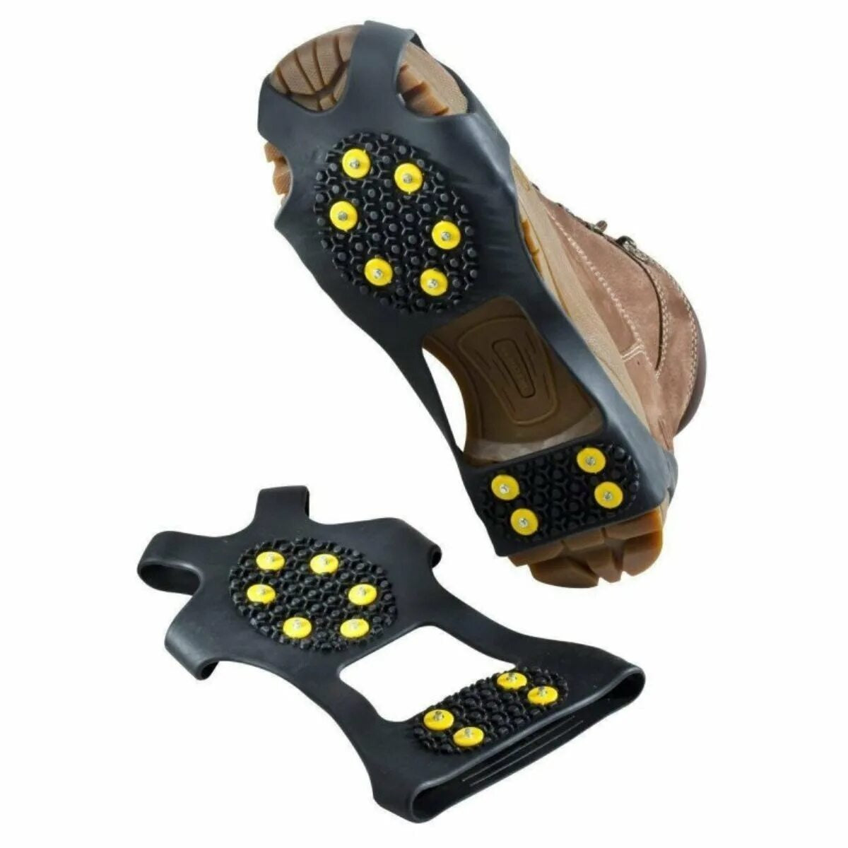 Antypoślizgowe nakładki na buty z 10 kolcami, rozmiar XXL 45-48 (56460004)