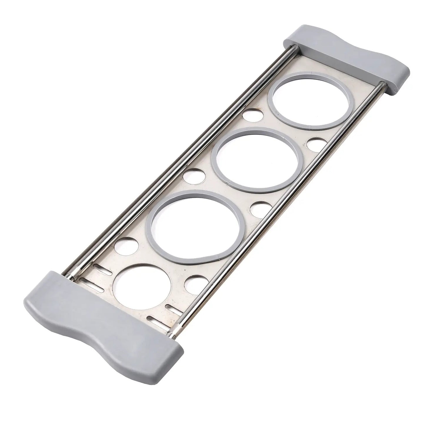 Organizer do zlewu 3w1 - metalowy stojak na zmywak (8641)