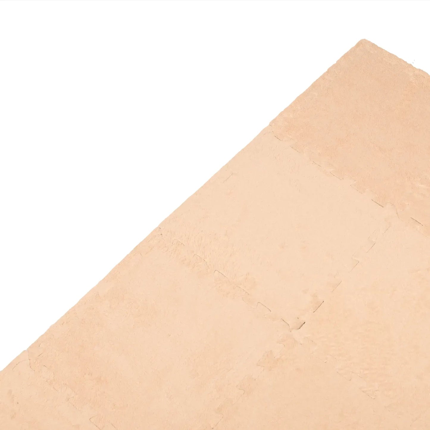 Zestaw 10 beżowych mat podłogowych 30x30 cm (84220002)