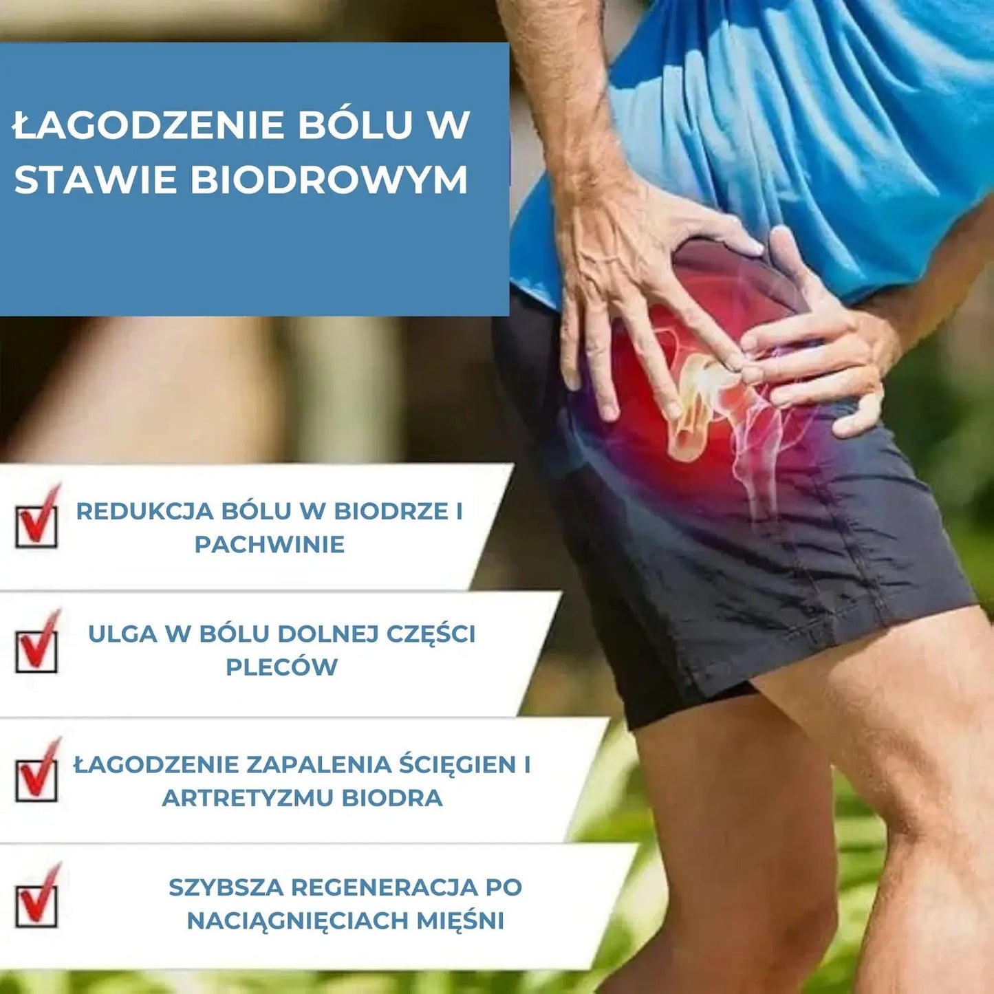 Pas stabilizujący na staw biodrowy, uniwersalny rozmiar (90550001)