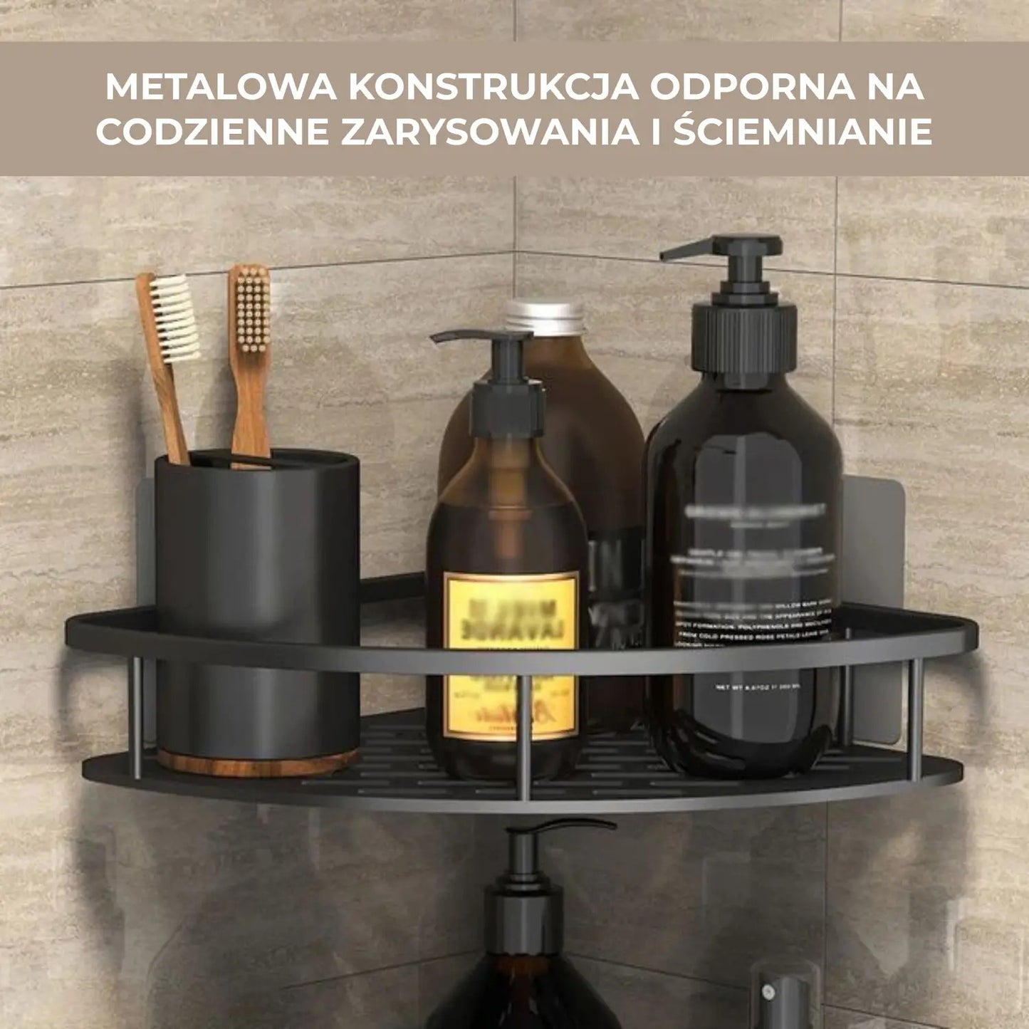 Narożna półka łazienkowa (90570001)