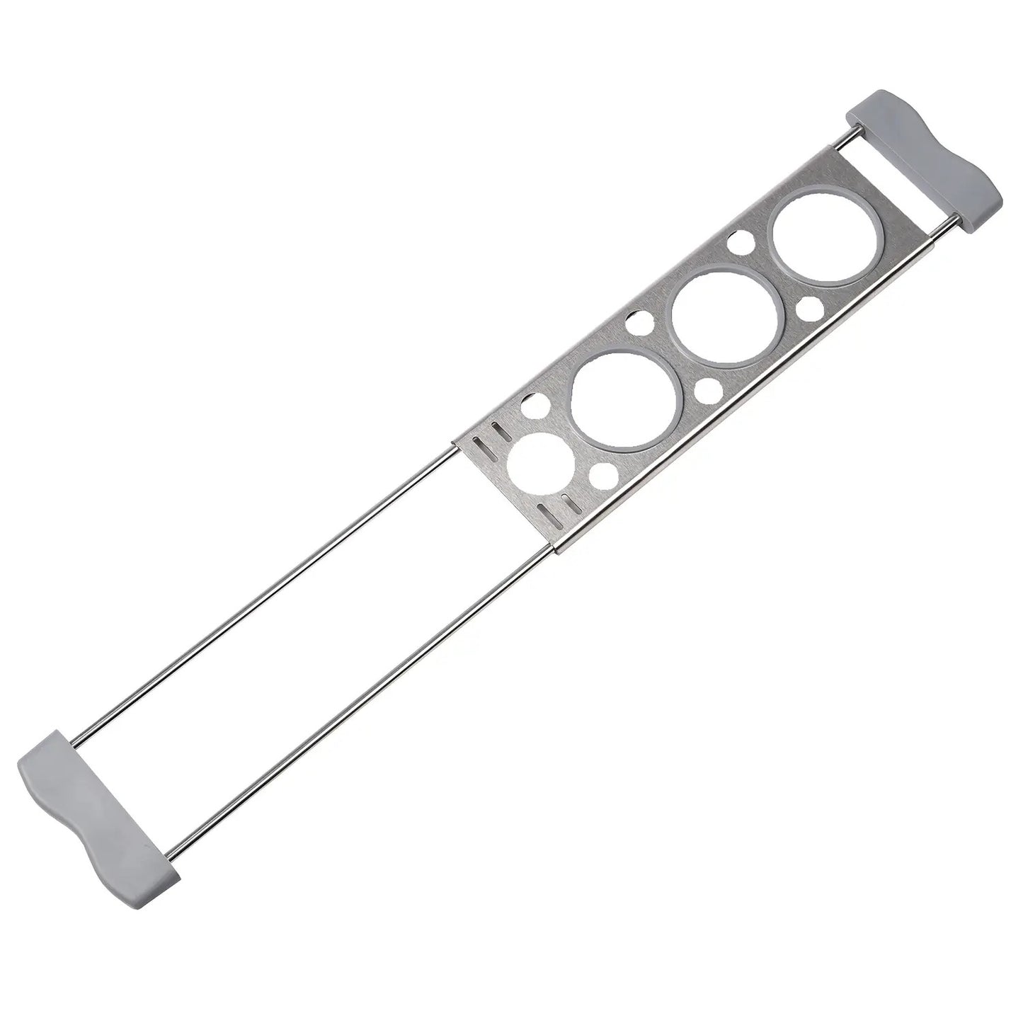 Organizer do zlewu 3w1 - metalowy stojak na zmywak (8641)