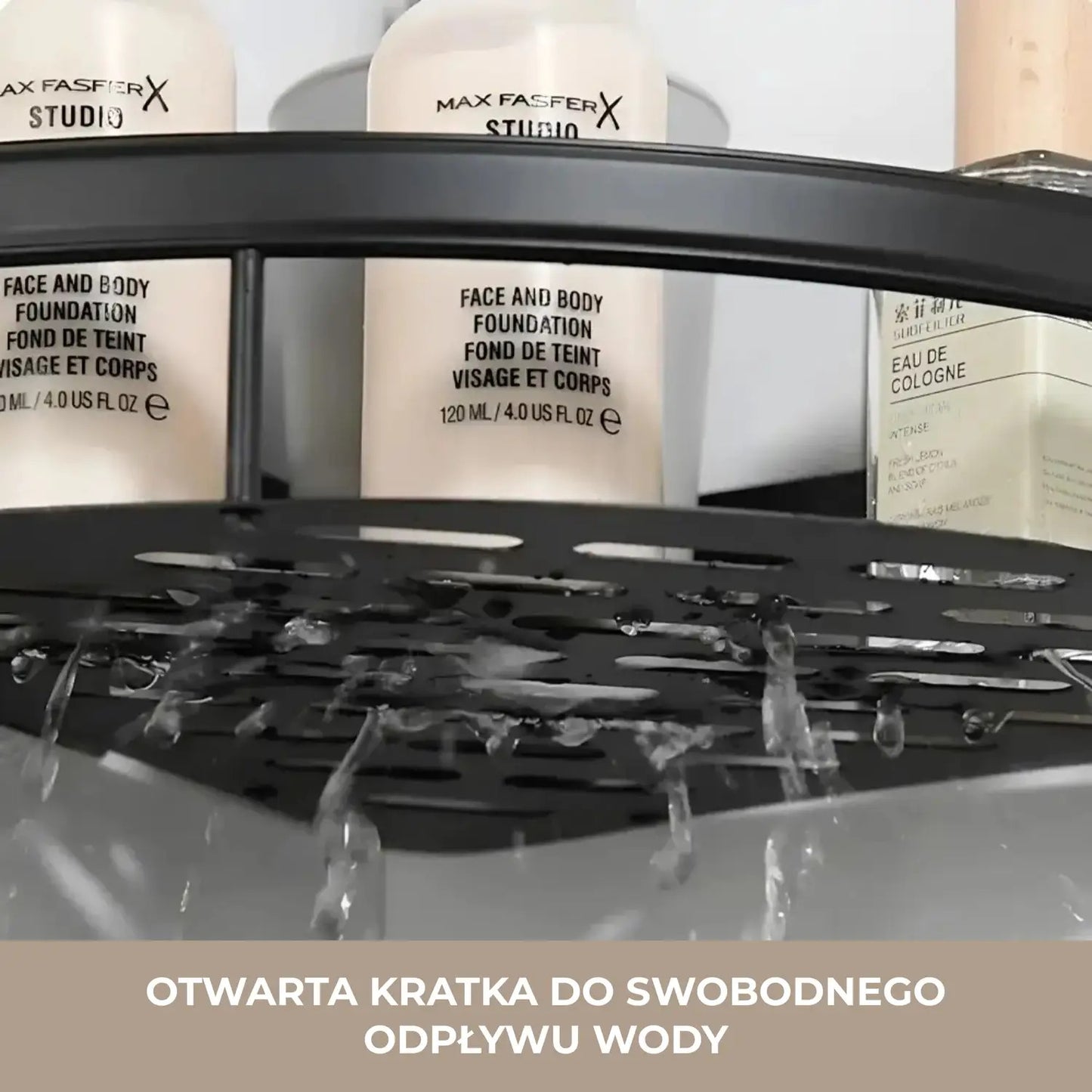 Narożna półka łazienkowa (90570001)