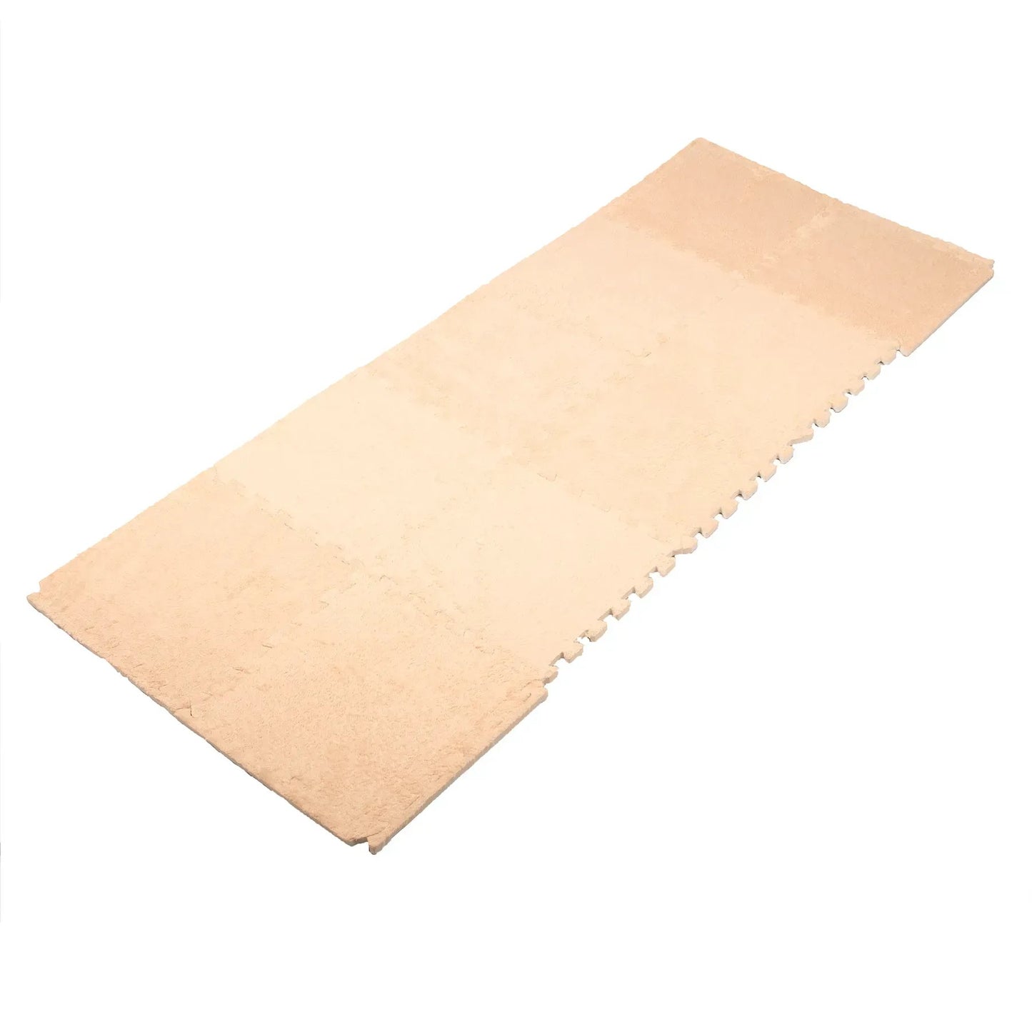 Zestaw 10 beżowych mat podłogowych 30x30 cm (84220002)