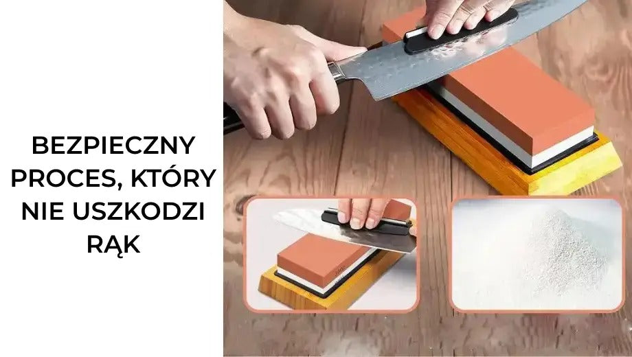Ostrzałka Dwustronna Kamień Wodny do Noży (8574)