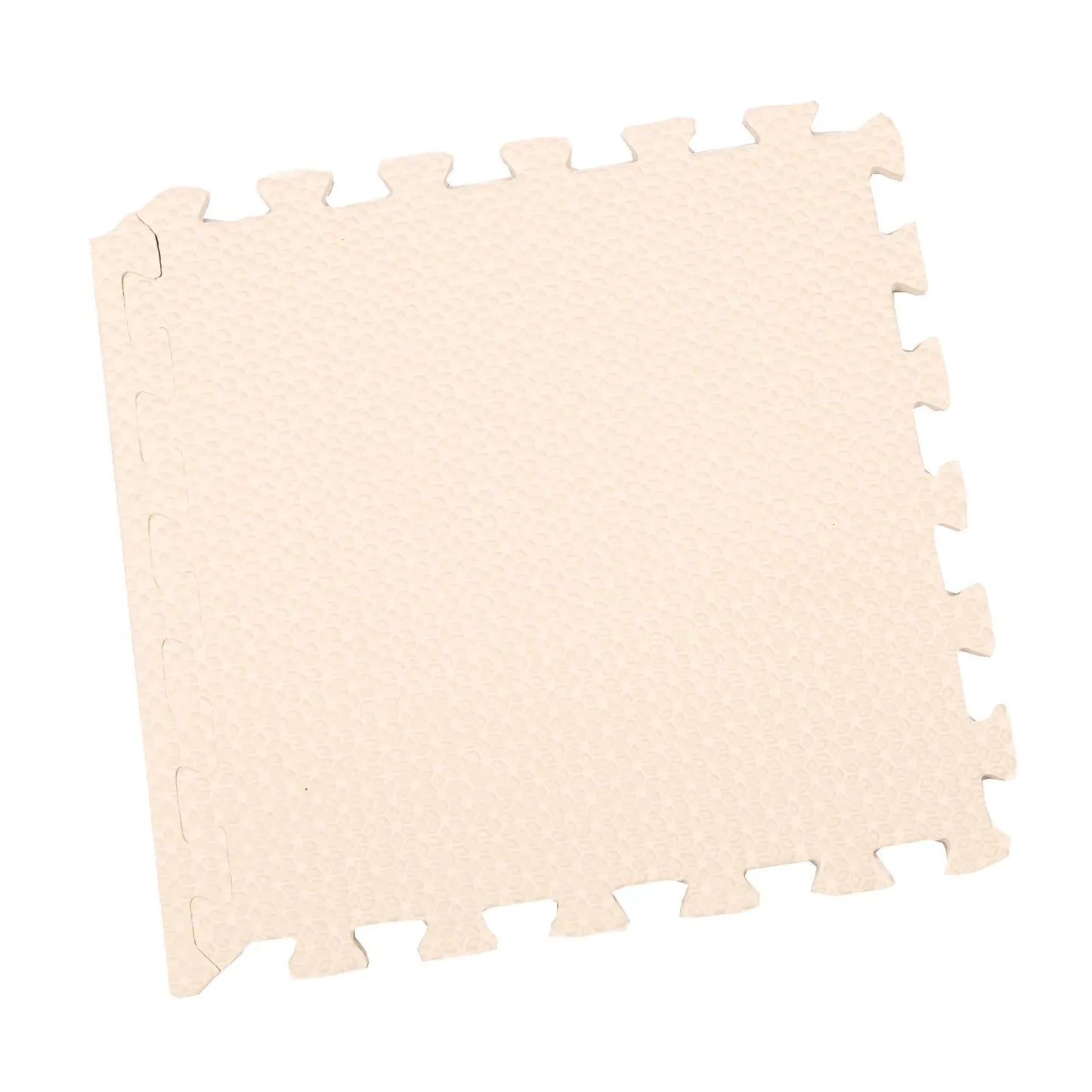 Beżowa mata podłogowa pluszowa 30x30 cm - zestaw 10 sztuk (84220003)