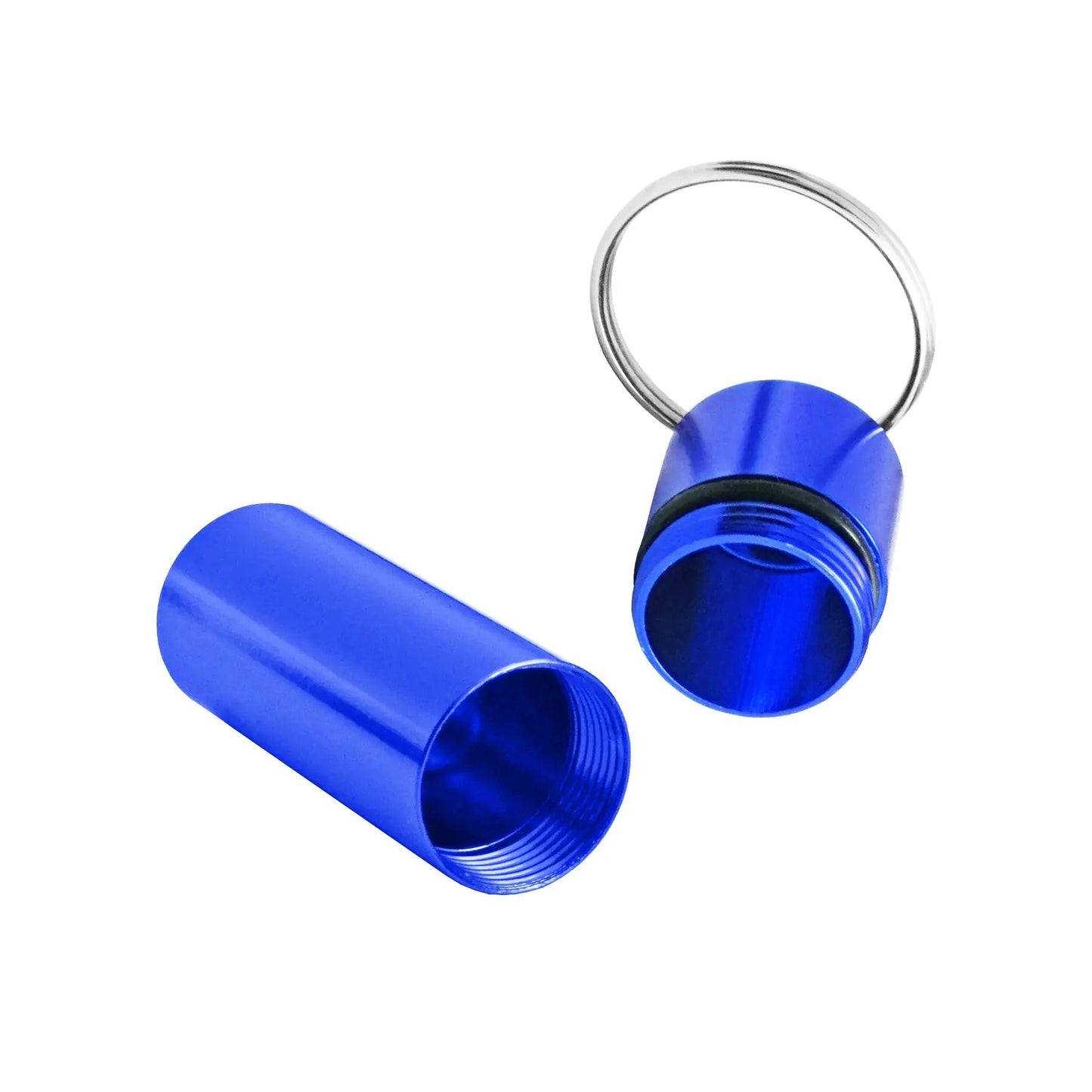 Pojemnik na tabletki Brelok Aluminowy Niebieski (82120005)