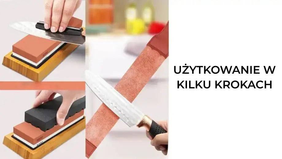 Ostrzałka Dwustronna Kamień Wodny do Noży (8574)