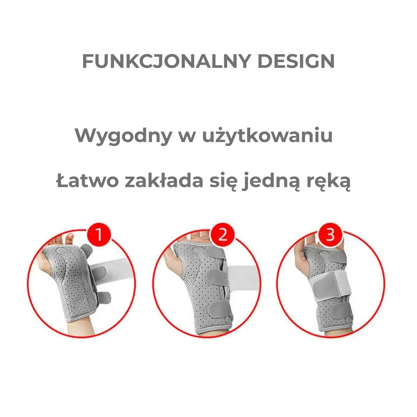 Orteza Stabilizator Nadgarstka Dziecięca Prawa Ręka (89770001)