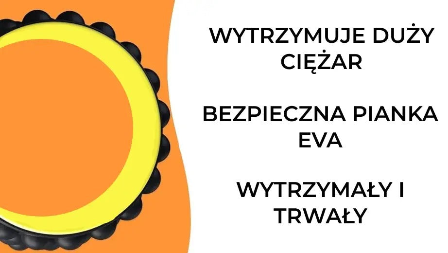 Koło do Jogi i Fitnessu z Funkcją Masażu (8649)