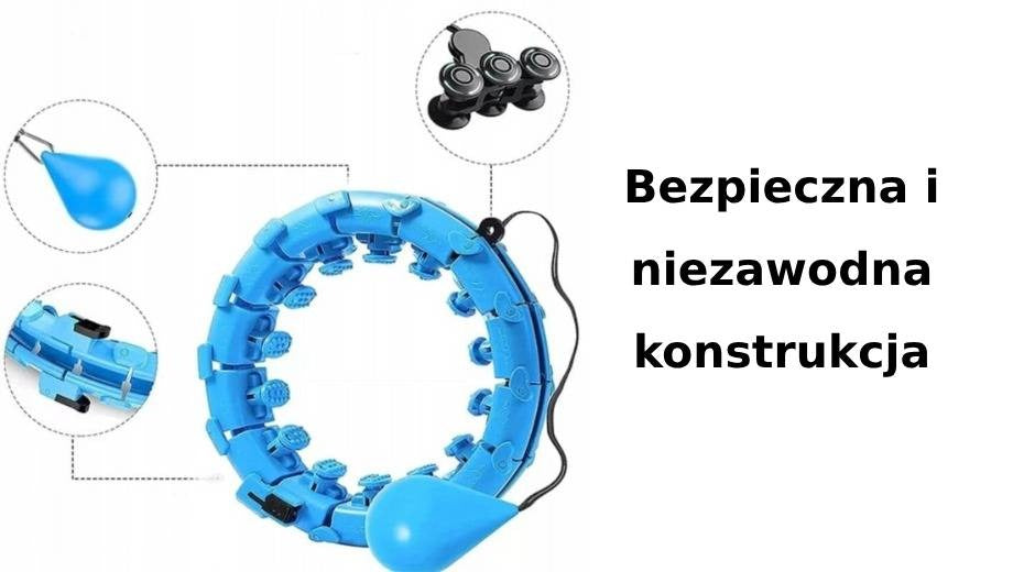 Hula Hop Z Obciążeniem Z Wypustkami (8659)