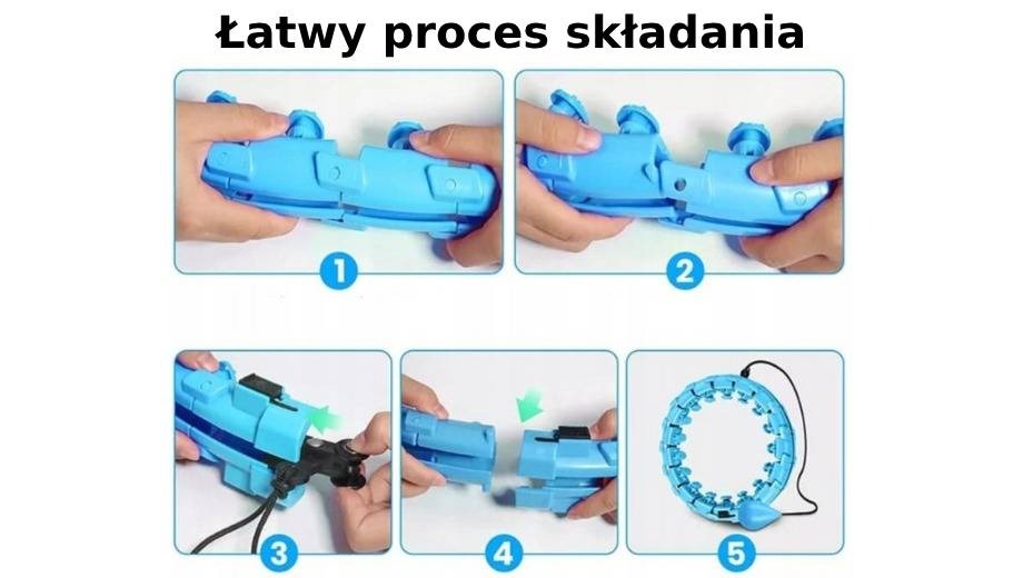 Hula Hop Z Obciążeniem Z Wypustkami (8659)