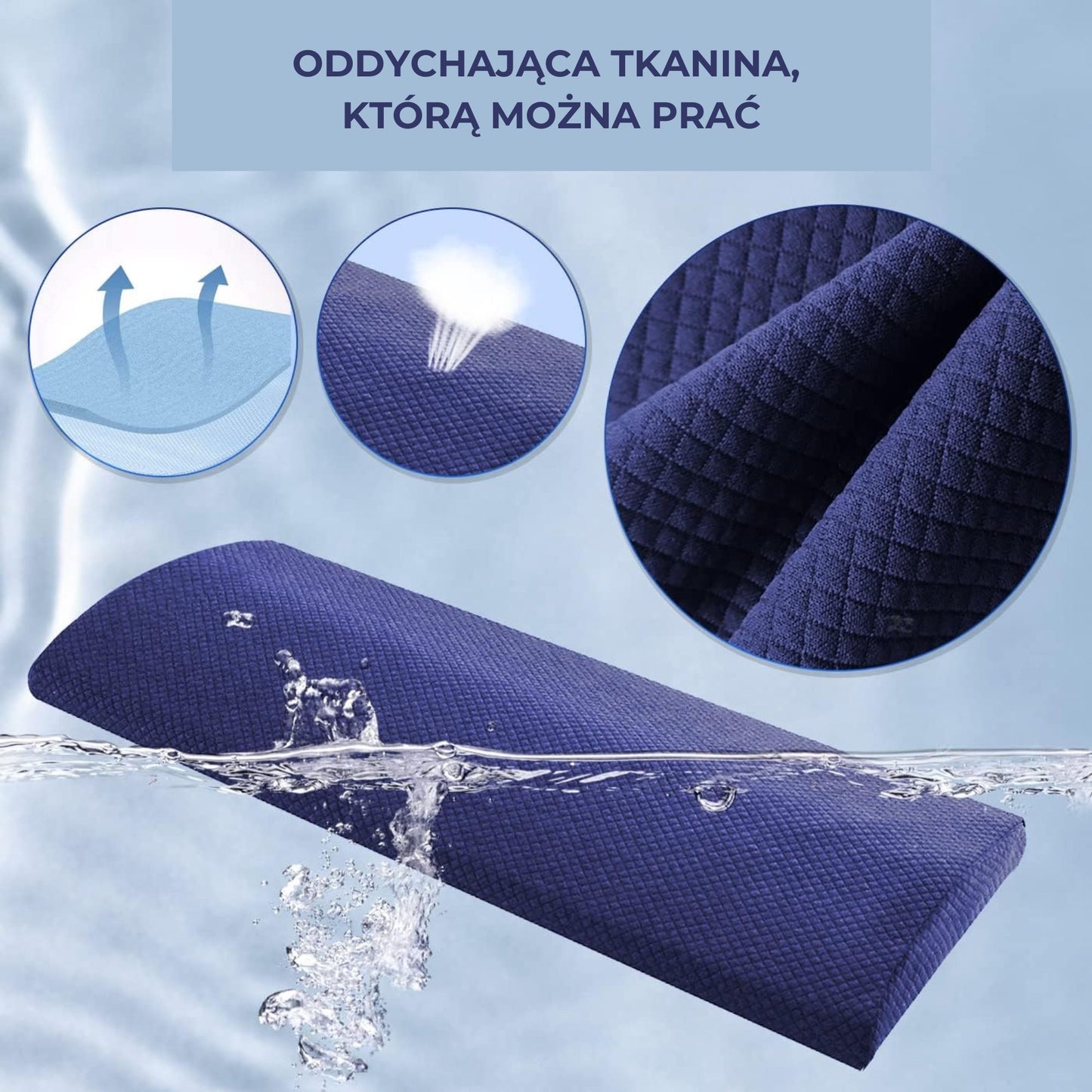 Poduszka Lędźwiowa Ortopedyczna Memory Foam do Samochodu (89740001)