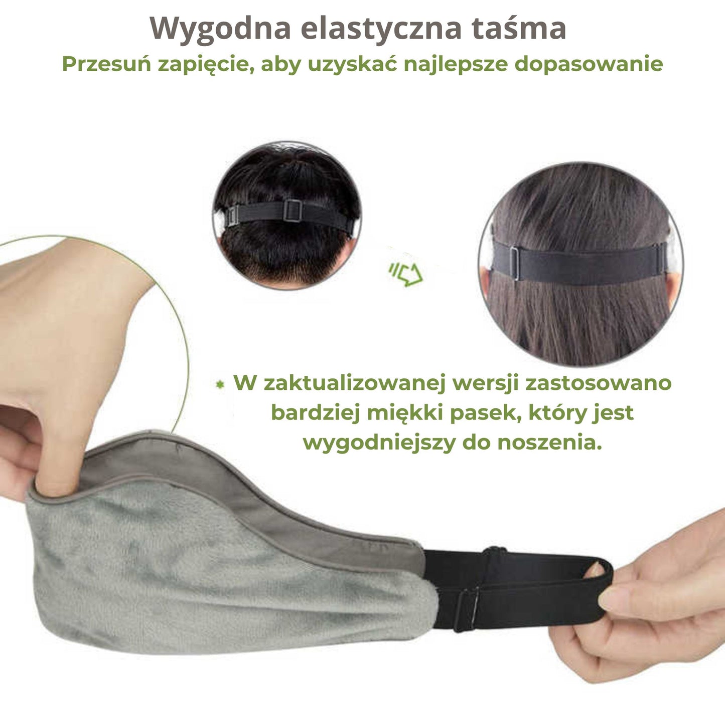 Opaska 3D do spania z wkładem termicznym (89760001)