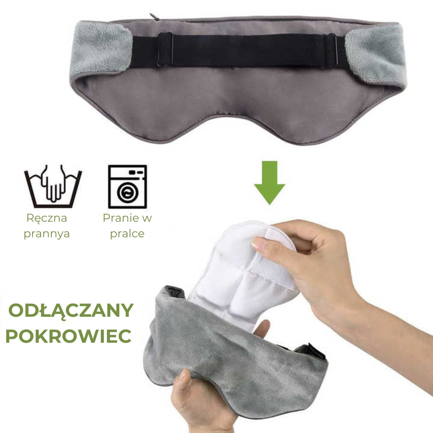 Opaska 3D do spania z wkładem termicznym (89760001)