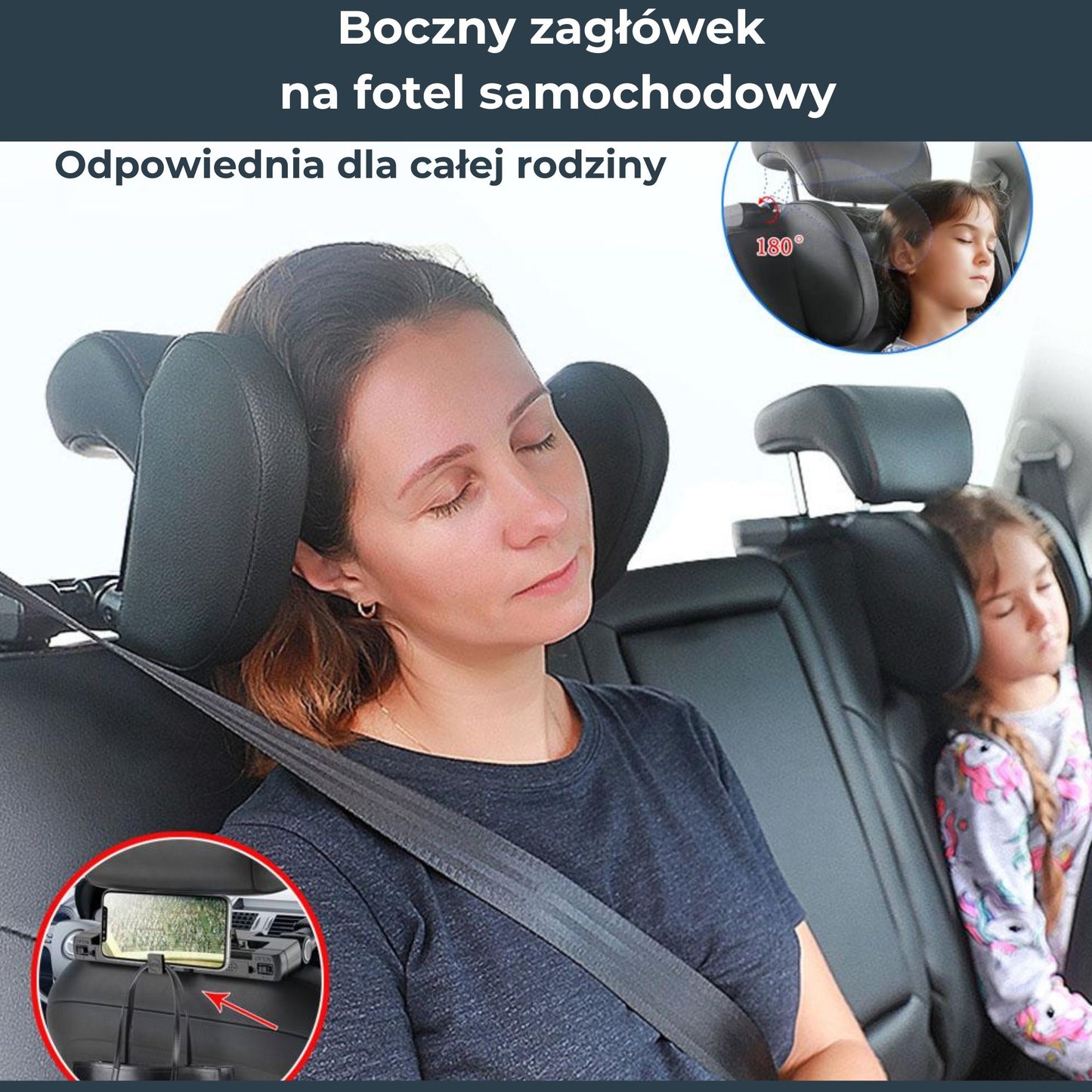 Zagłówek boczny do fotela samochodowego (89940001)