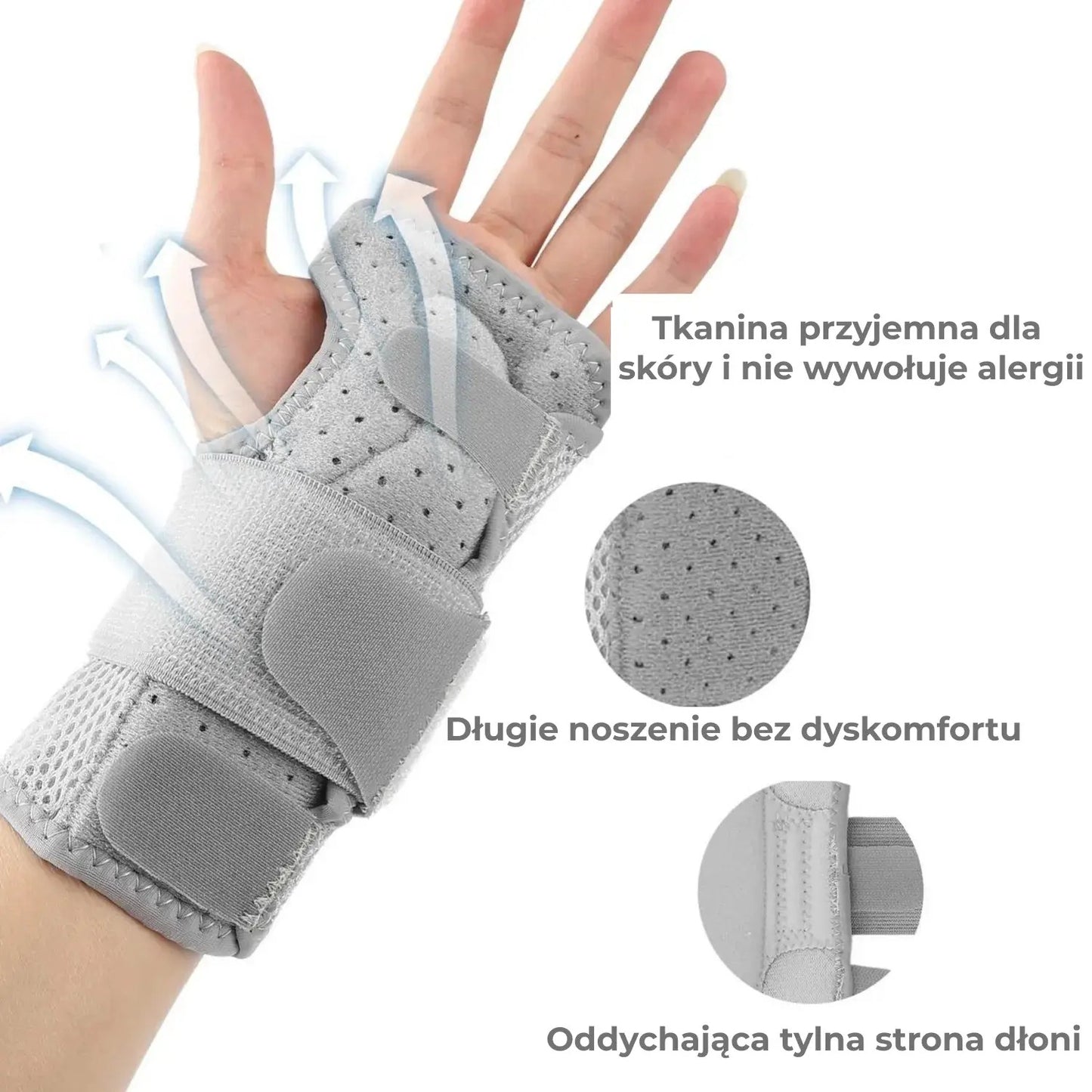 Orteza Stabilizator Nadgarstka Dziecięca Prawa Ręka (89770001)
