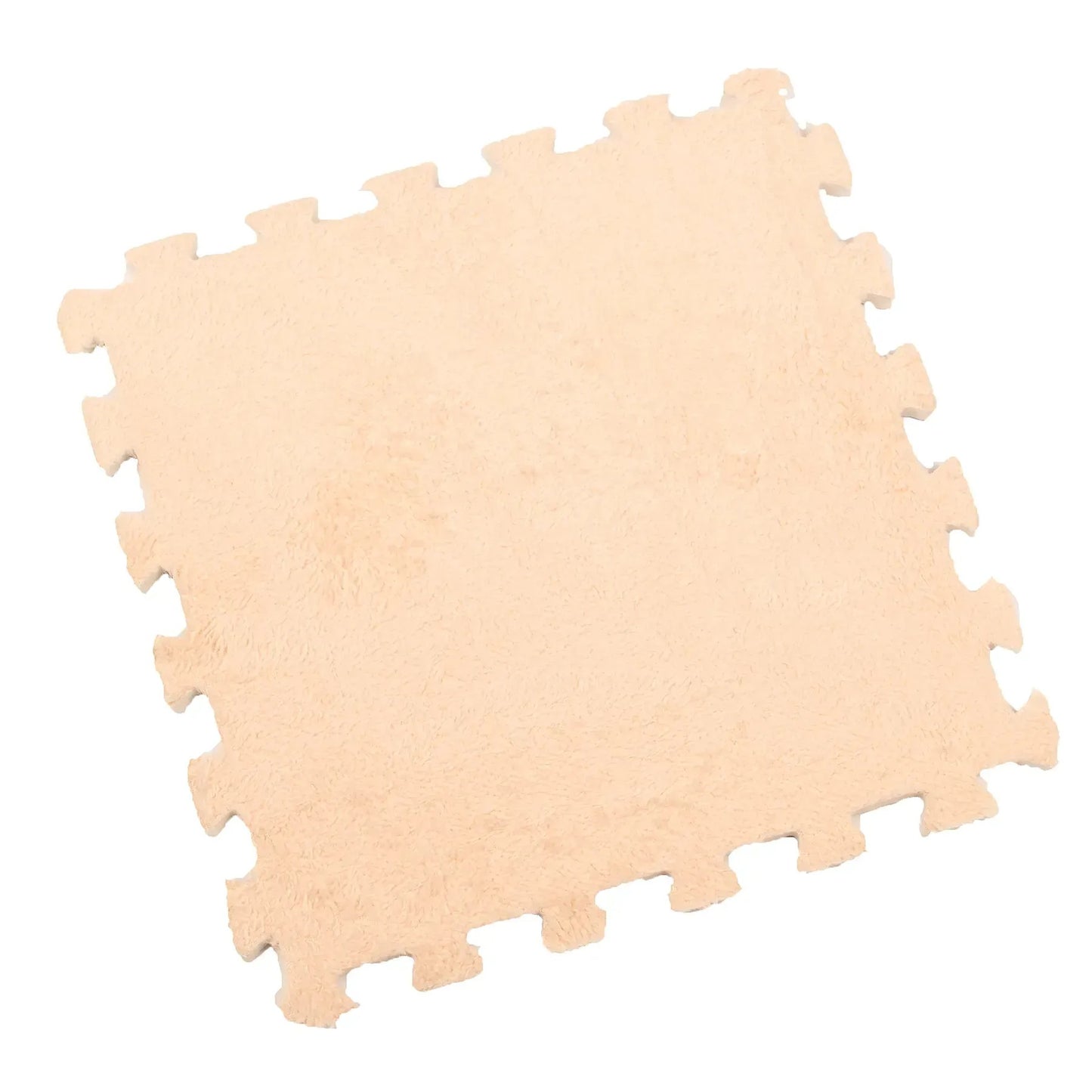 Zestaw 10 beżowych mat podłogowych 30x30 cm (84220002)