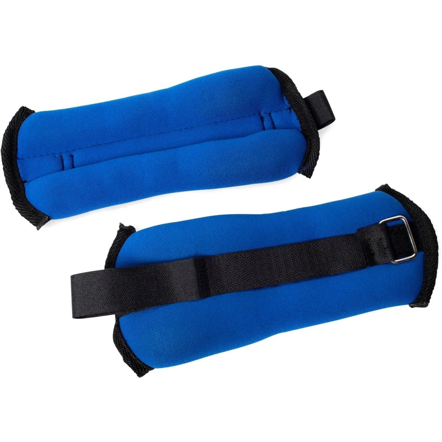 Obciążniki fitness 2 x 0,5 kg niebieskie na kostki i nadgarstki (8117)