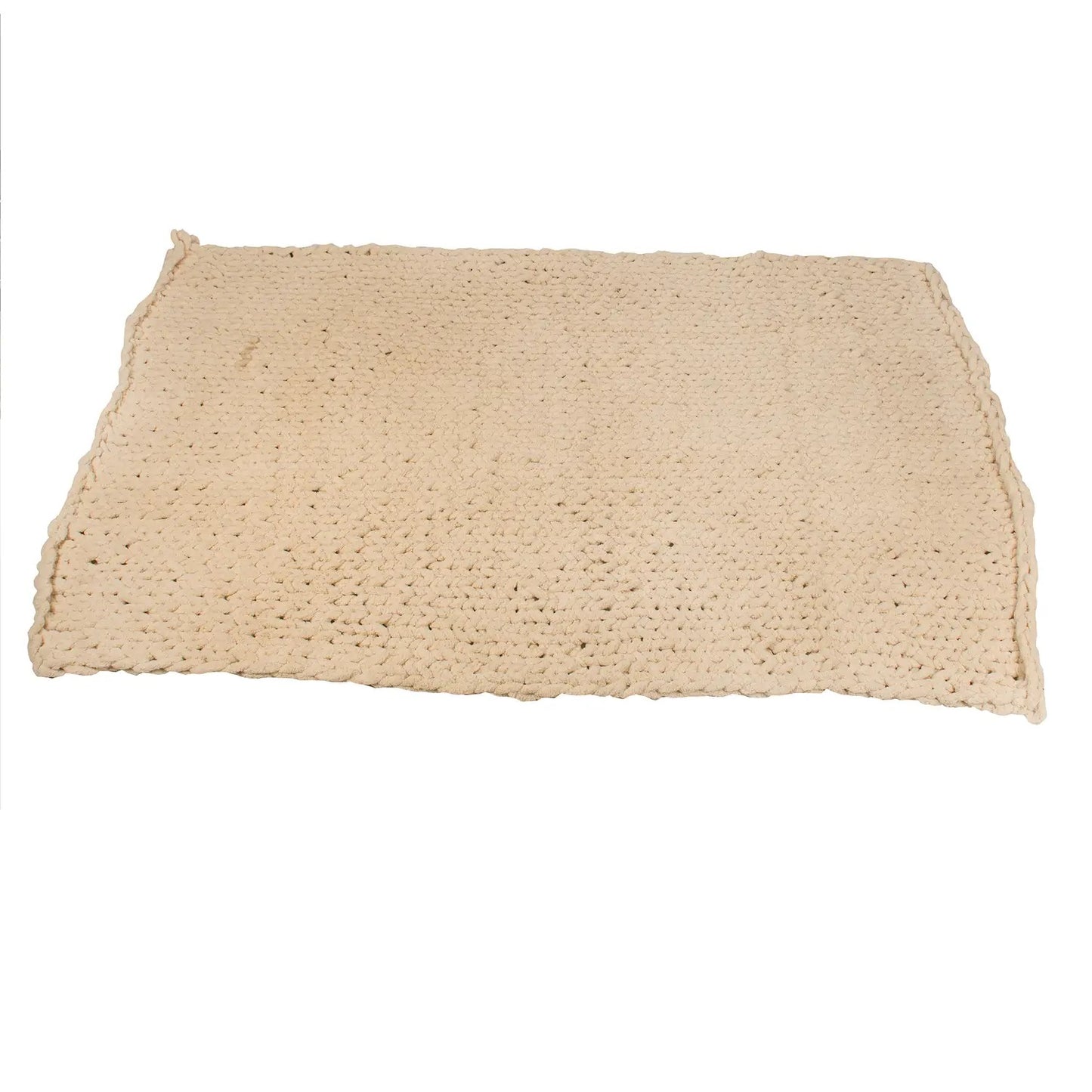 Koc Chenille Pleciony Beżowy 150x200 cm (90750001)