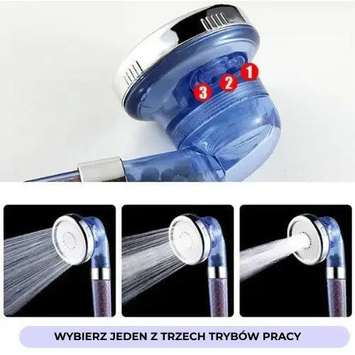 Słuchawka prysznicowa oszczędzająca wodę z filtrem (5521)