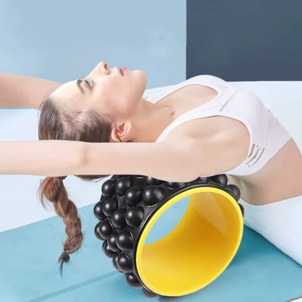 Koło do Jogi i Fitnessu z Funkcją Masażu (8649)