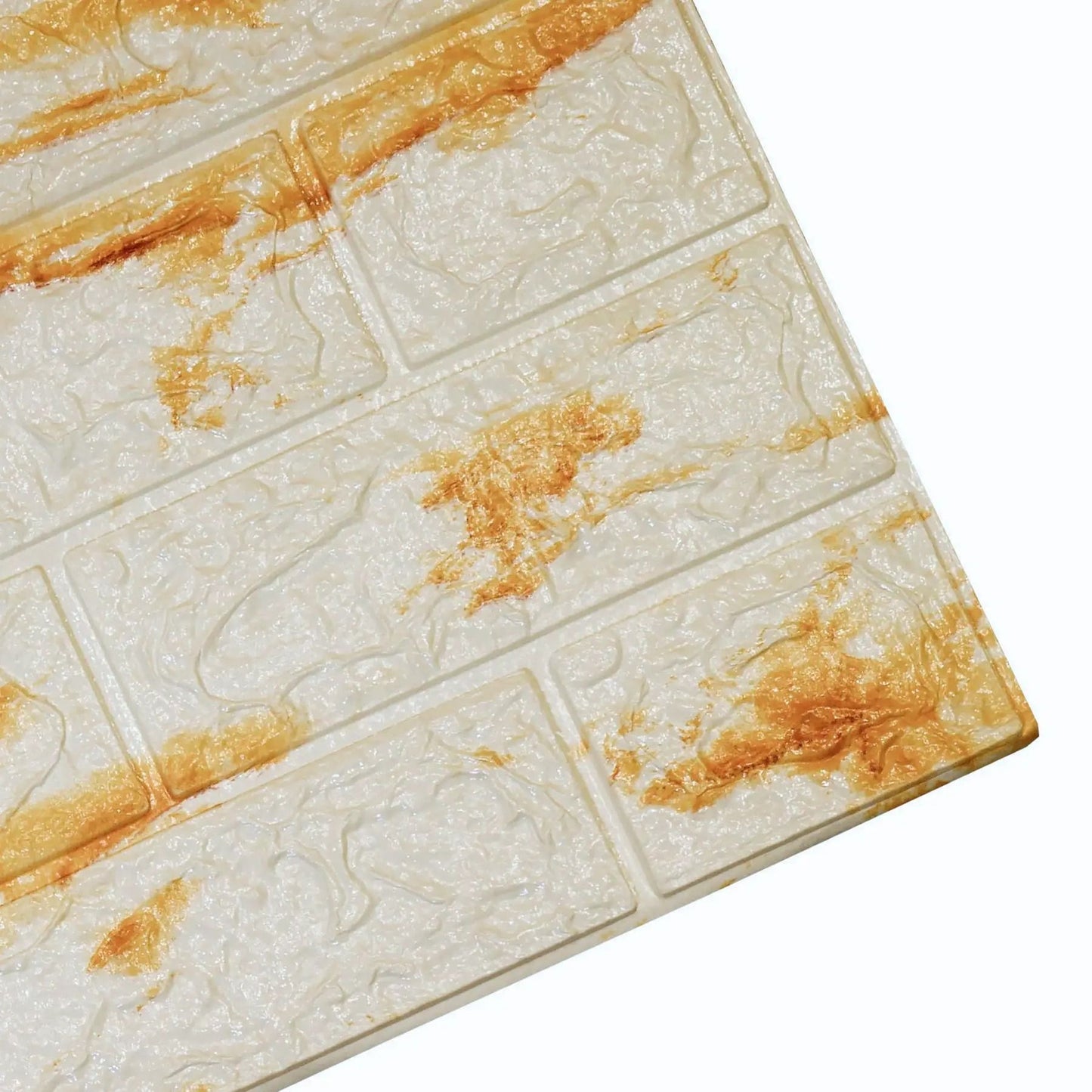 Panele 3D samoprzylepne Biało-brązowe (72220002)