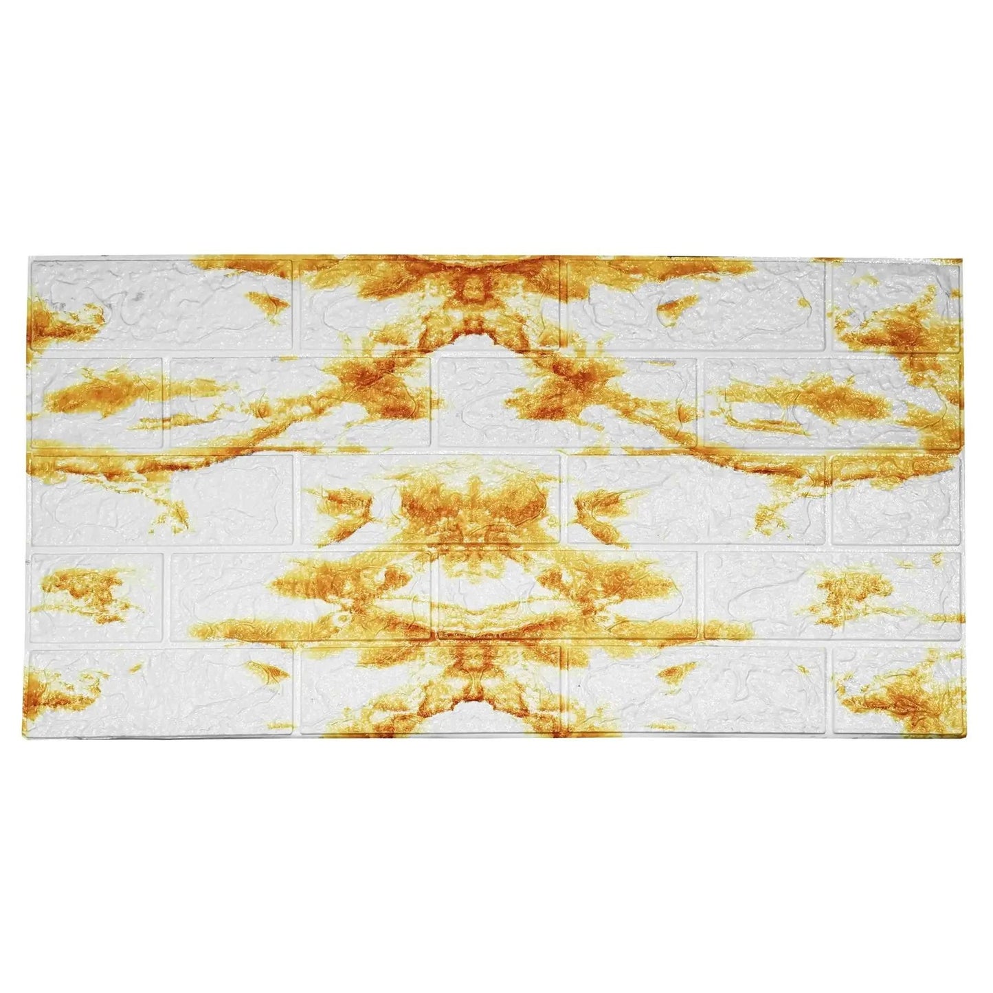 Panele 3D samoprzylepne - 10 szt., Biało-brązowe (71340002)