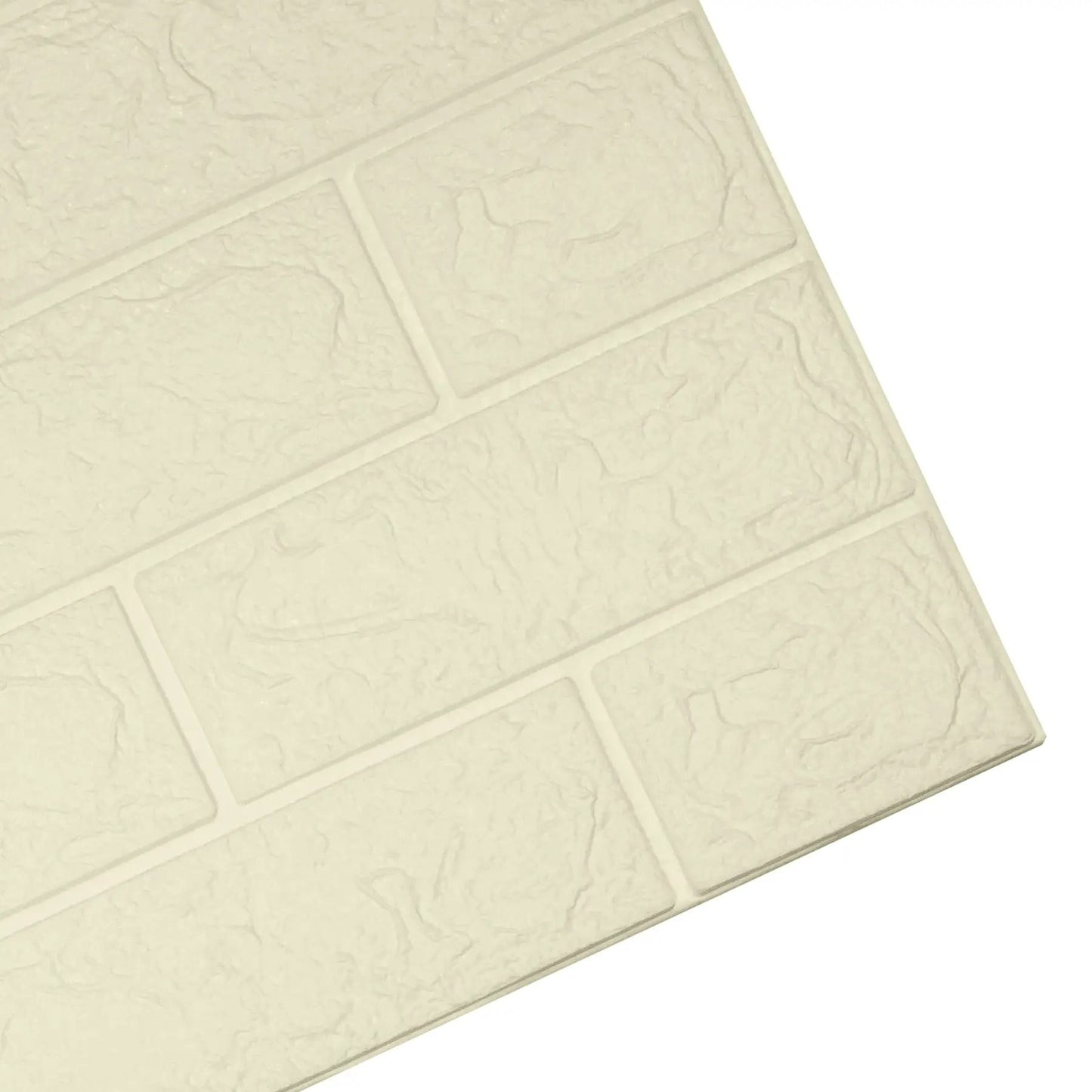 Białe samoprzylepne panele 3D ścienne - 1 szt. (72220001)