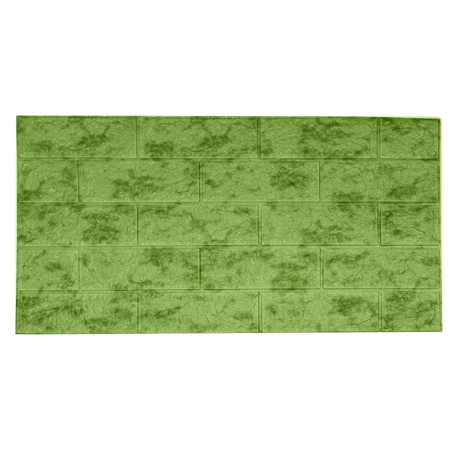 Panele 3D samoprzylepne - 10 szt., Szaro-zielony (71340004)