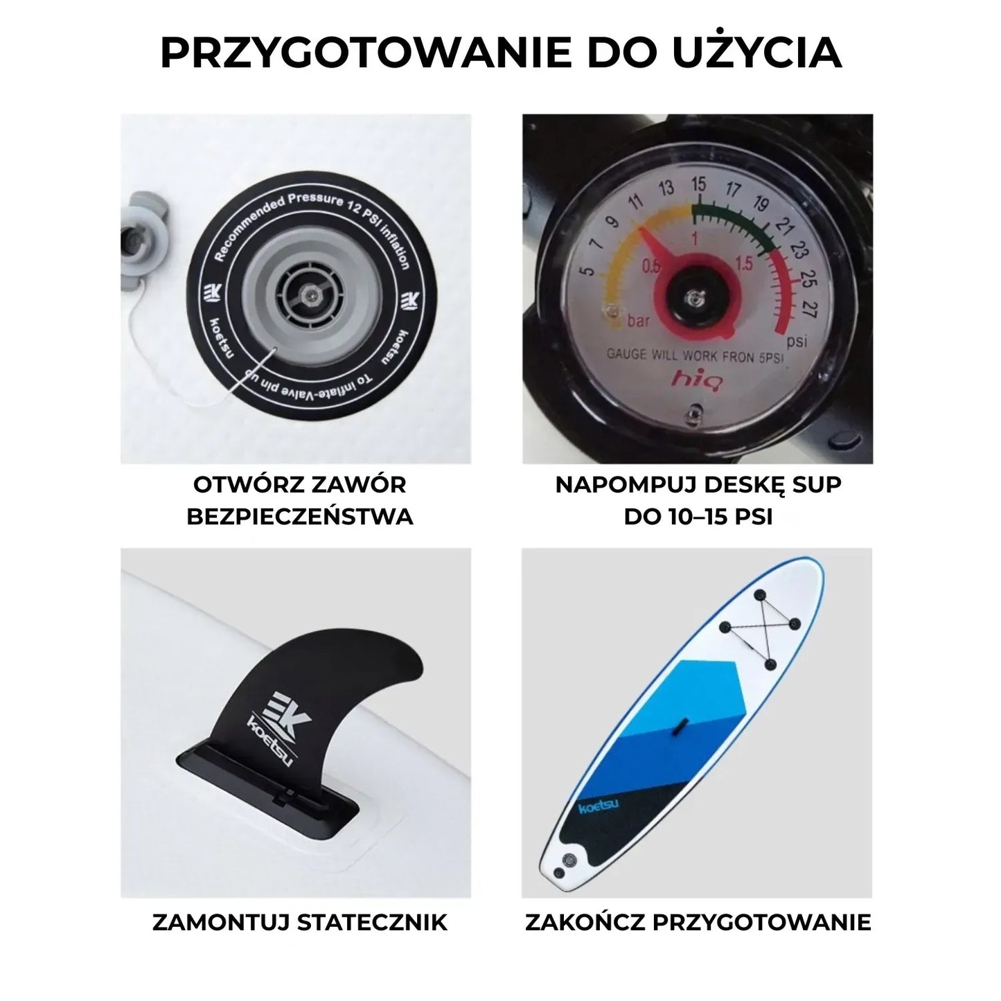 Nadmuchiwana Deska SUP z pompką (8088)