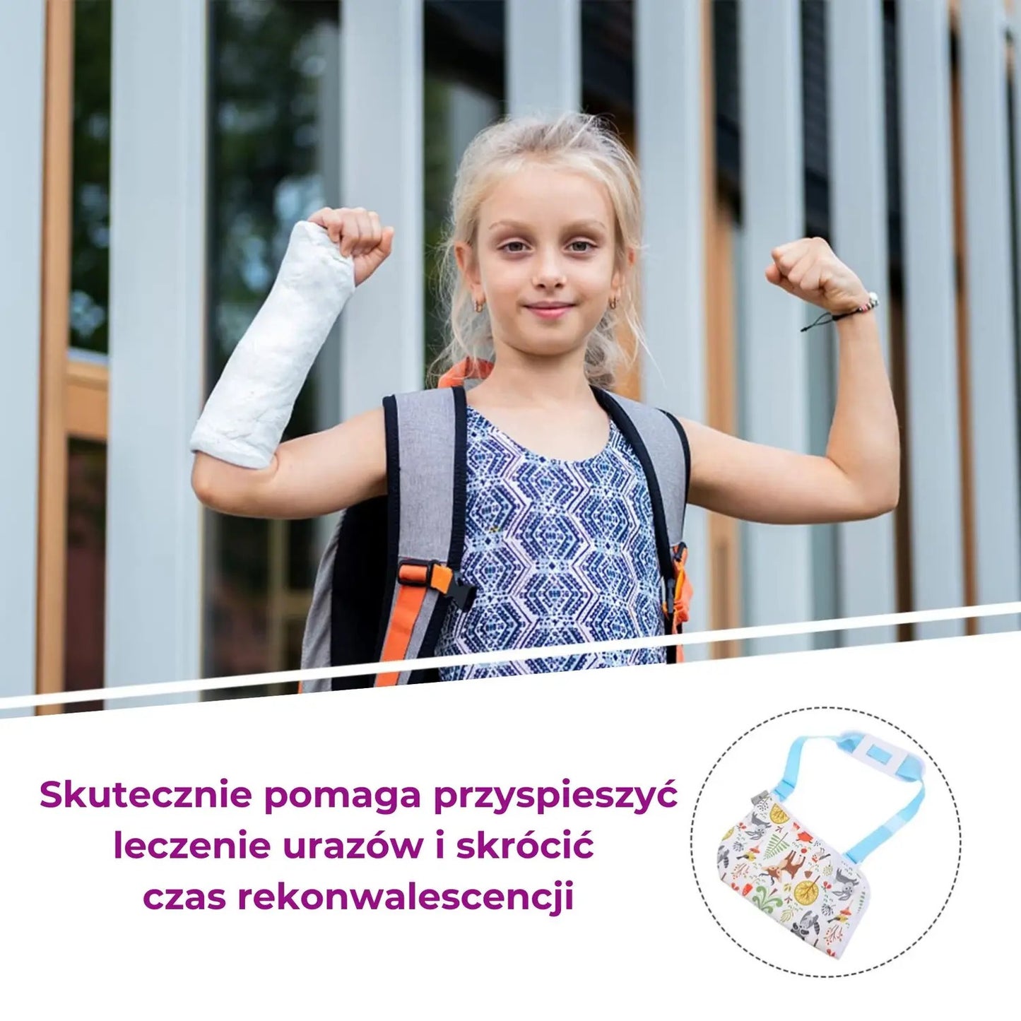 Temblak dziecięcy na łokieć z wzorkiem (89650003)