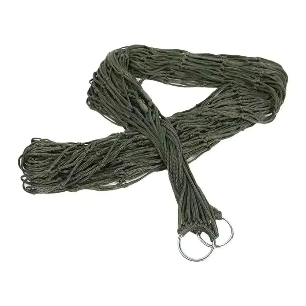 Hamak Ogrodowy Nylonowy Zielony 220x100 cm (59950001)