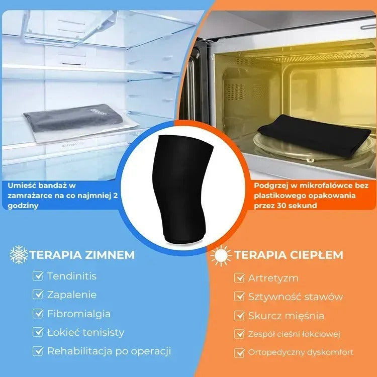 Hydrożelowy kompres chłodząco-grzejący na kolano i łokieć (91770001)
