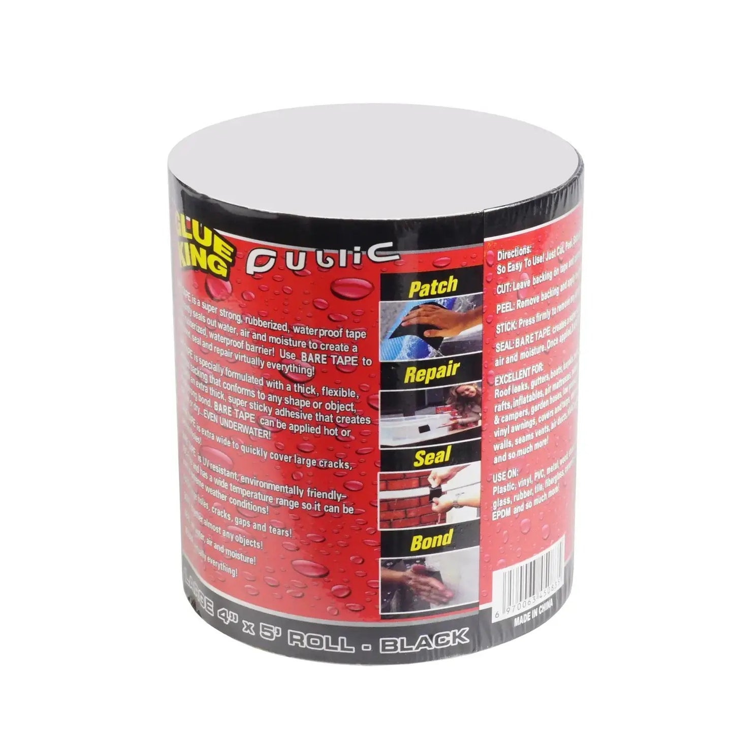 Taśma Izolacyjna Wodoodporna Czarna Glue King 19mm (71510002)