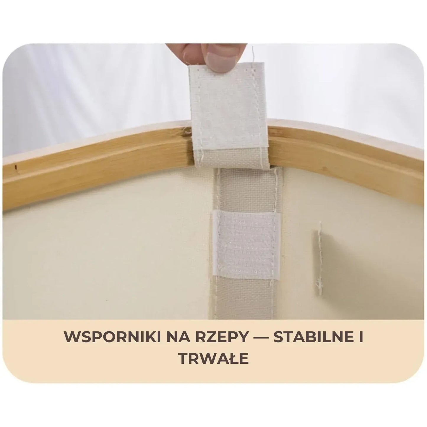 Kosz do przechowywania bambusowy z pokrywką (91870001)