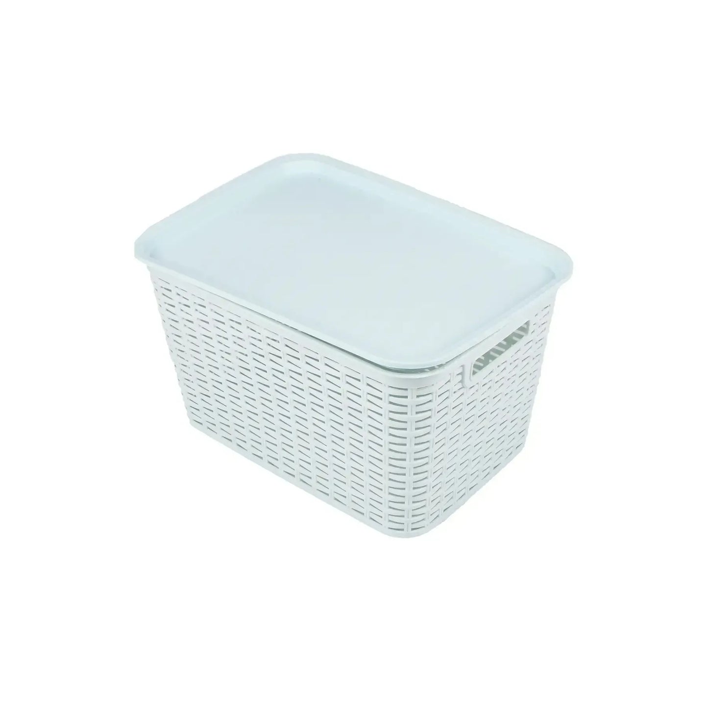 Kosz Pojemnik z pokrywką plastikowy 20L, miętowy (82970002)