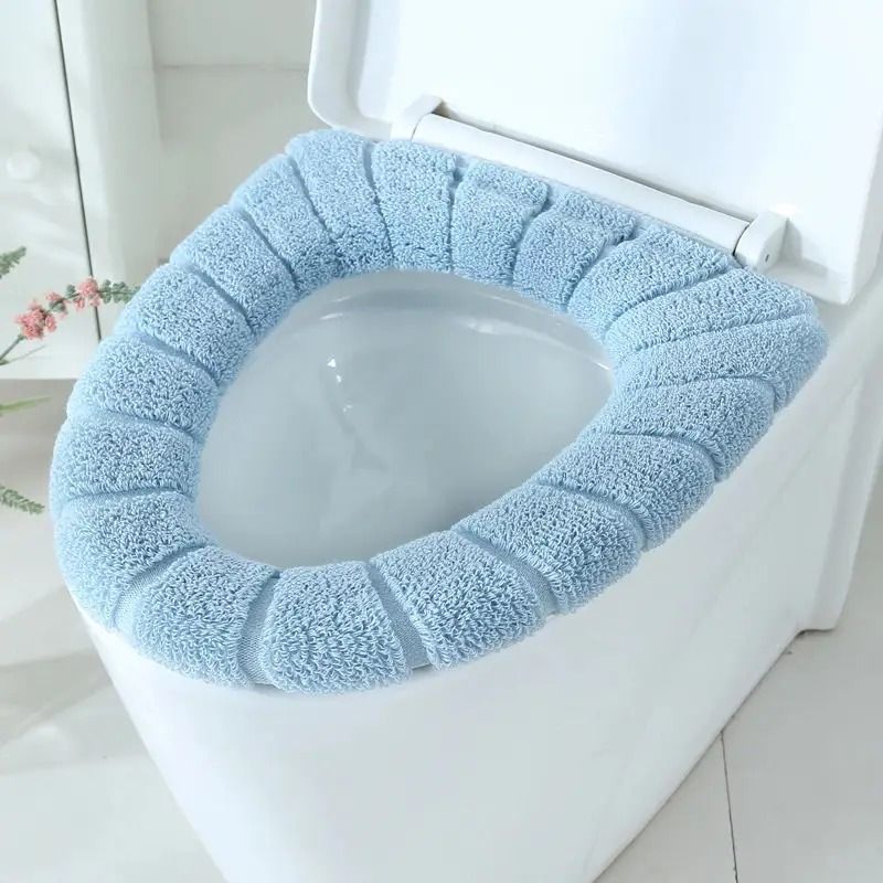 Mata na deskę sedesową WC miękka niebieska (58720002)