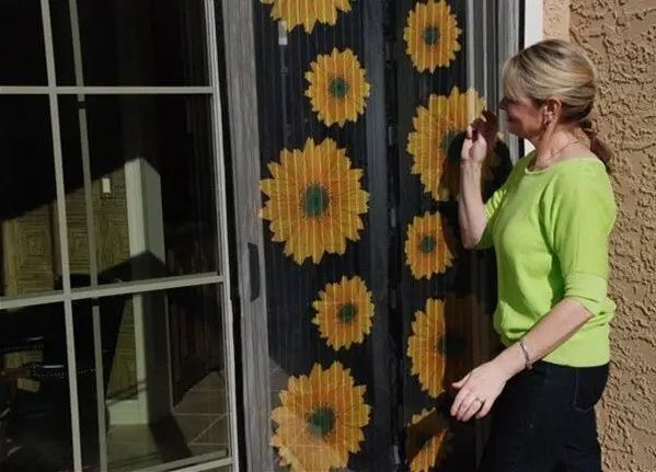 Moskitiera Magnetyczna Słonecznik 210 x 50 cm (4744)