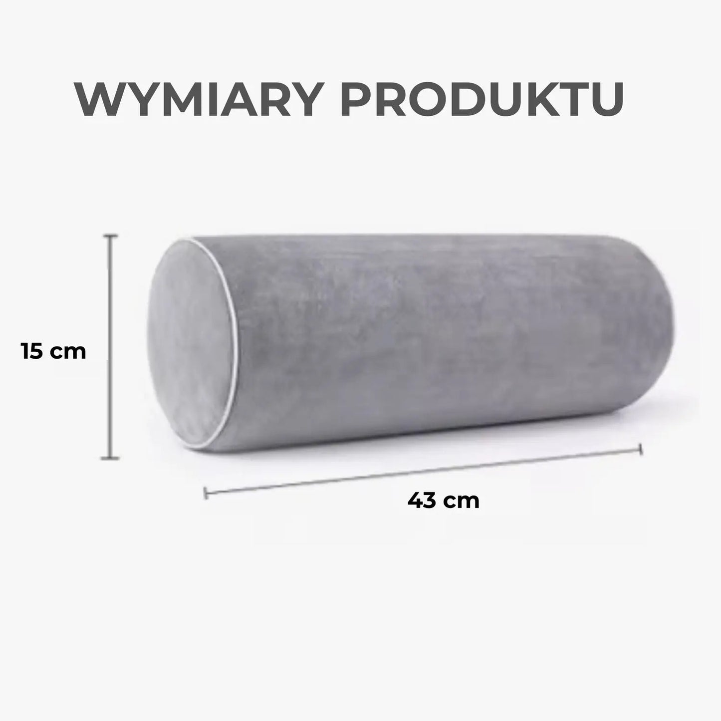 Poduszka ortopedyczna wałek 43x15 cm (89700001)
