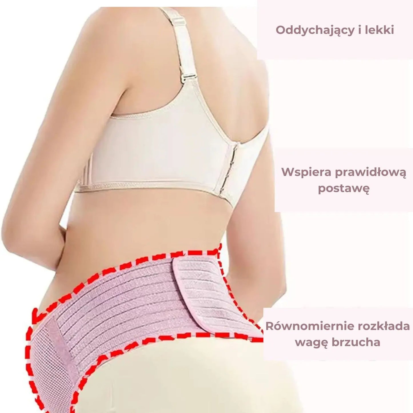 Pas ciążowy anatomiczny wygodny (89610002)