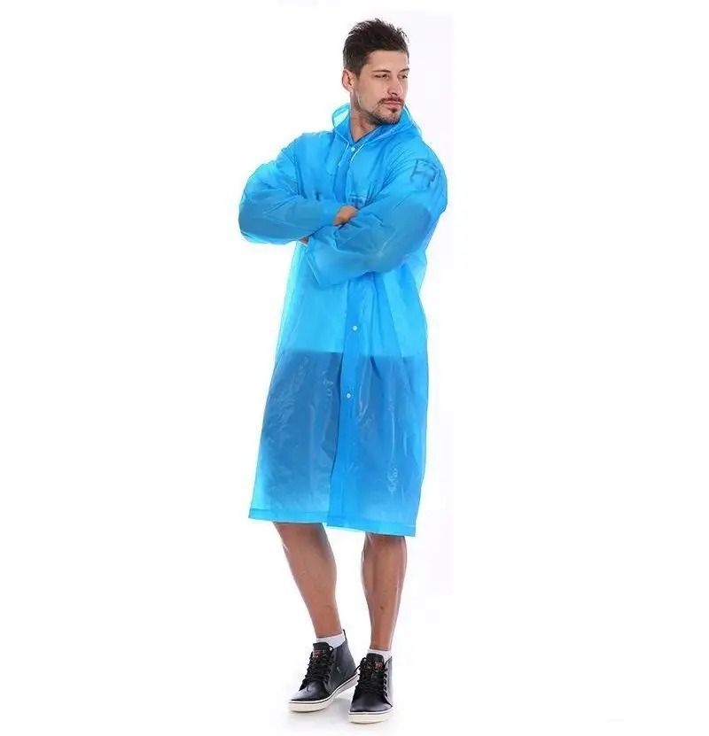 Peleryna Przeciwdeszczowa Niebieska Unisex (U0830003)