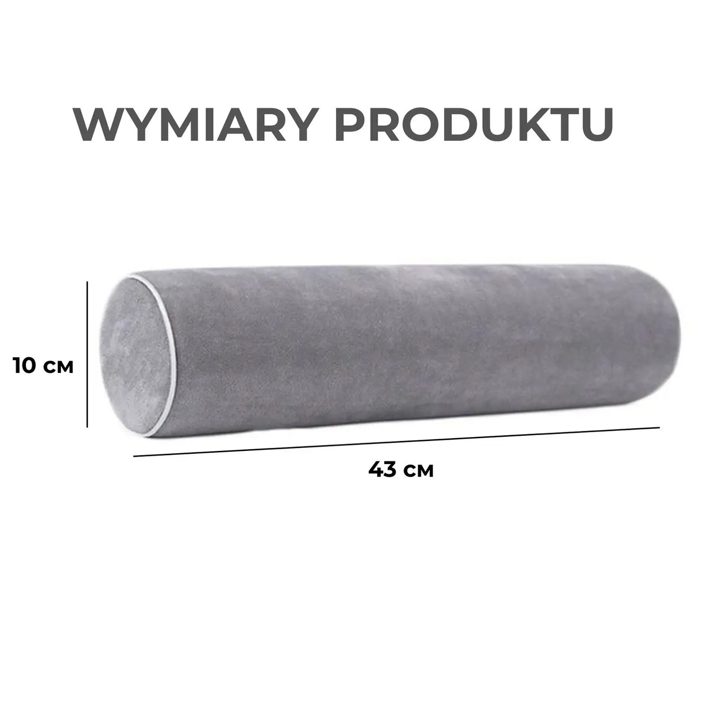 Poduszka ortopedyczna wałek 43x10 cm (89690001)