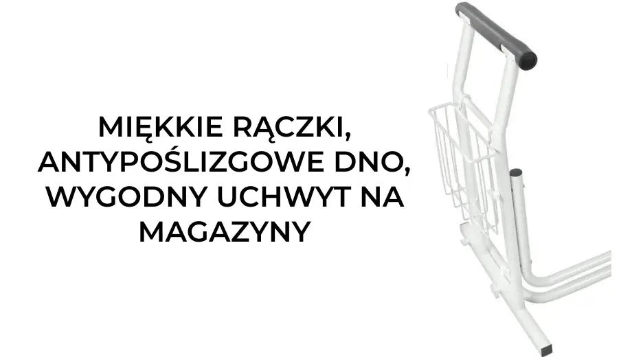 Poręcze do toalety z miejscem do przechowywania (8721)