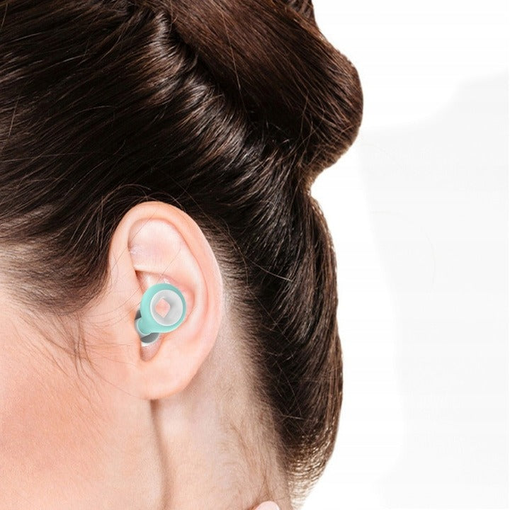 Wygodne zatyczki do uszu 99 Sheep do spania, pracy i podróży – białe i zielone (92960002)