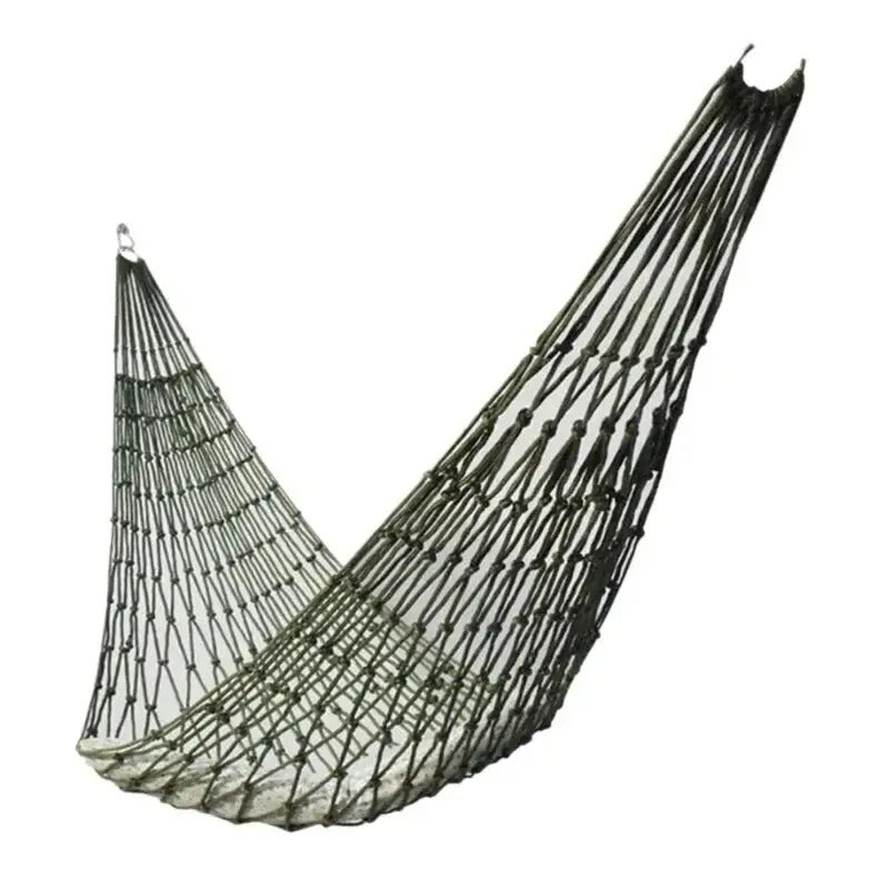Hamak Ogrodowy Nylonowy Zielony 220x100 cm (59950001)