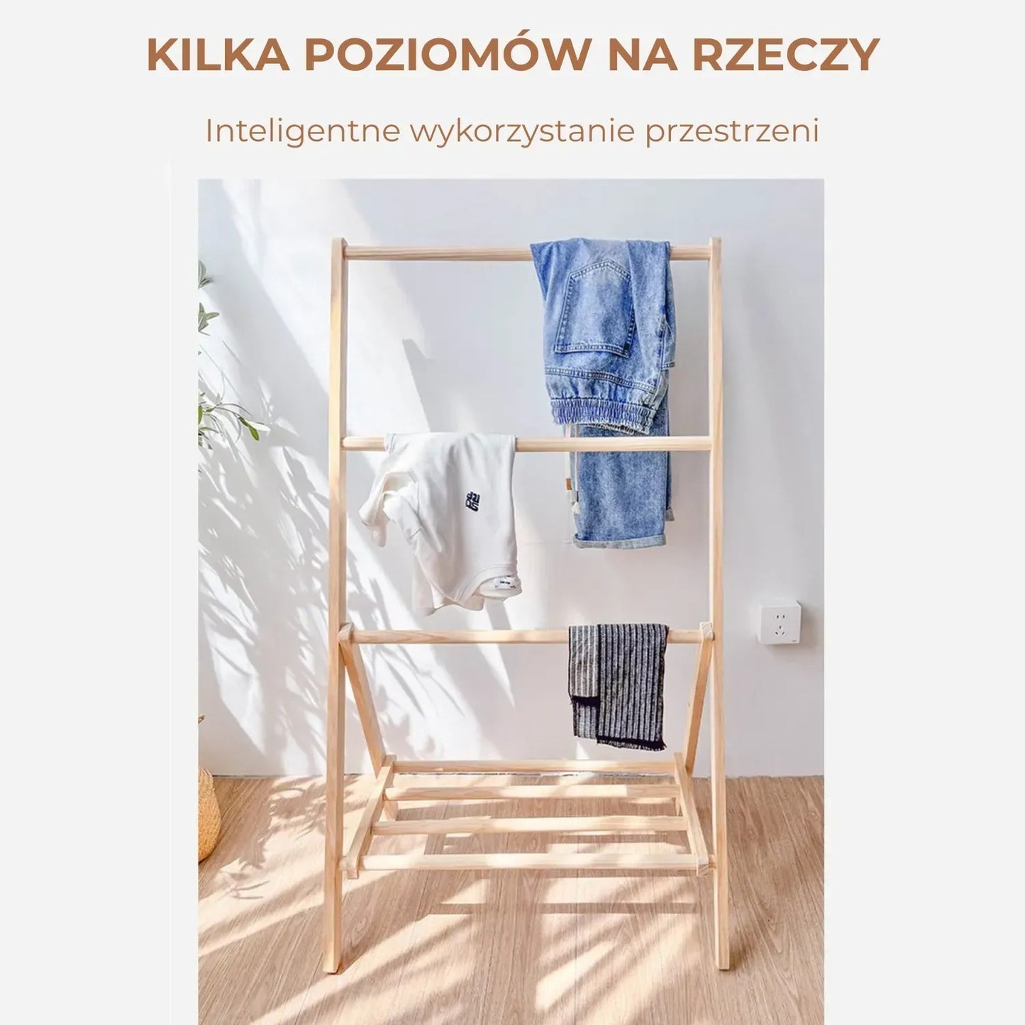 Wieszak stojący podłogowy na ręczniki (91840001)